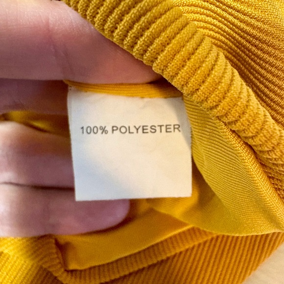 PRINCESS POLLY Francesca Bandeau Mustard Bikini Set - Picture 8 of 9